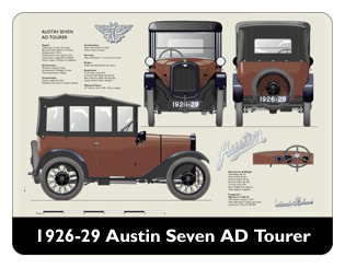 Austin Seven AD Tourer 1926-28 Mouse Mat
